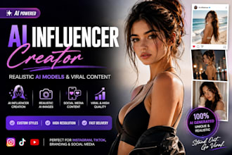 create realistic ai influencer, ai model and ai avatar content creation onlyfans