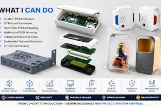design enclosure 3d case electronic housing and product casing