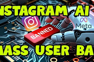 instagram banning,auto posting bot,takedown harassing mass reporting tiktok fb