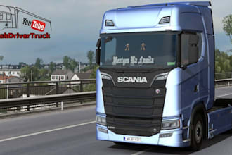 create ets2 ats vtc branding truck skins logo and identity