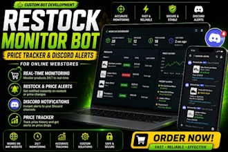 build restock monitor bot price tracker and discord alerts