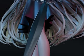 create 3d models, fix topology, uv unwrap