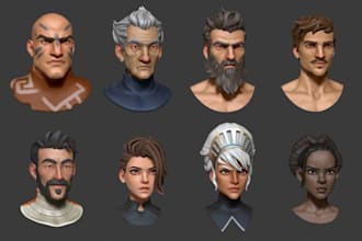 create 3d model, 3d character designs, and printable files for 3d printing