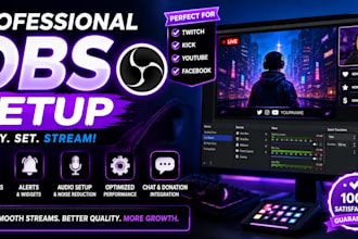setup obs for your stream professionally