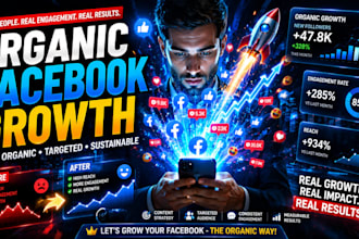 organically grow your facebook page audience and engagement