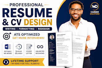 provide professional resume writing, CV design, and expert resume formatting