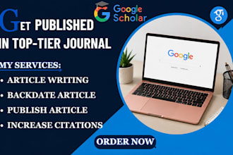 backdate, write and publish research article in google scholar indexed journal