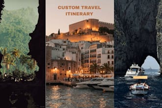 create your perfect travel itinerary from a to z