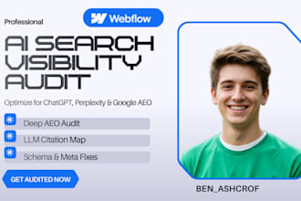 audit webflow website aeo optimize webflow llm citation ai search visibility