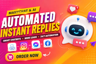 do manychat ai chatbot, automated instant replies and social media dm automation