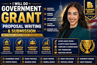 government grant research, grant proposal writing and applications submission