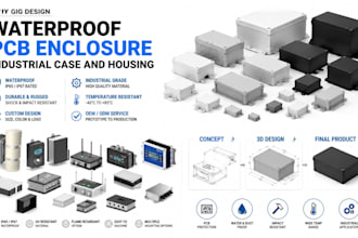 design waterproof pcb enclosure industrial case and housing