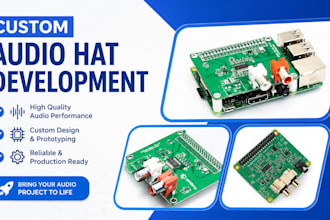 design raspberry pi audio hat dac amplifier pcb