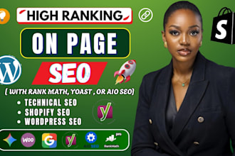 do onpage technical geo aeo wordpress shopify SEO for google, ai search ranking