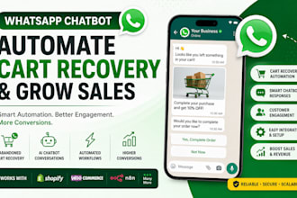 whatsapp chatbot automate abandoned cart recovery store whatsapp