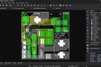 design professional high power led pcb, mcpcb, cob led and driver circuits