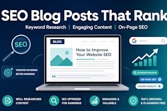 write SEO blog posts and articles that rank on google