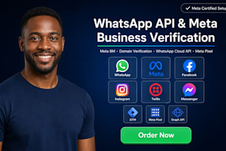 setup whatsapp api meta business verification business manager domain meta pixel