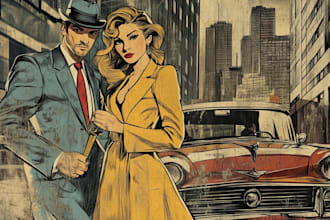 comic book illustration with comic book illustrator