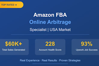 do amazon fba online arbitrage product research for USA