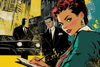 comic book illustration with comic book illustrator
