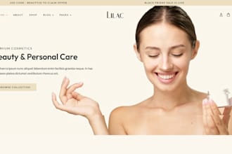 design med spa website beauty skin care website cosmetic clinic wordpress site