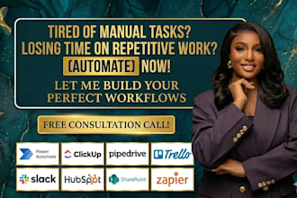 automate tasks power automate clickup pipedrive trello slack hubspot sharepoint