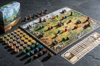 design your board game, card game, tabletop game with mechanics and packaging