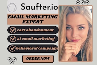 setup saufter io cart abandonment recovery saufter io ai personalized campaigns