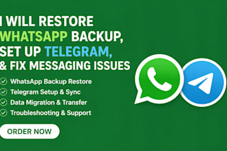 restore whatsapp backup setup telegram fix whatsapp issues