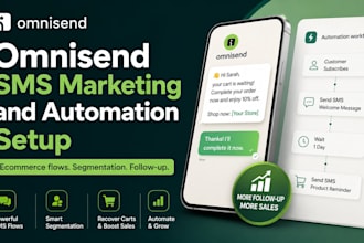 setup omnisend SMS marketing and automation