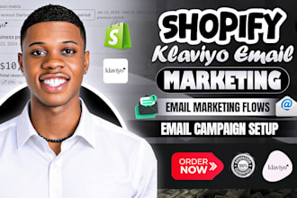 set up shopify klaviyo email marketing flows