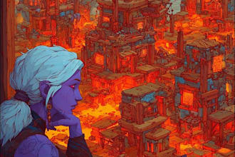 draw your fantasy illustration