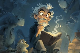 create pirate cartoon book cover