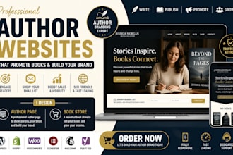 design author website book author website ebook website and author landing page