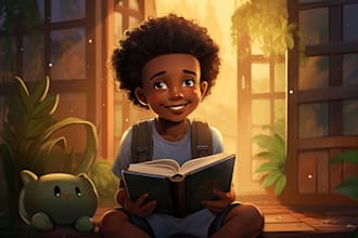 children book illustration and children book illustration