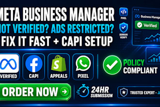 meta verified business manager fix meta business verification verify fb ads capi