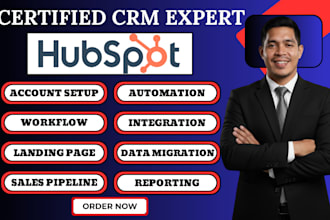 setup hubspot crm integration hubspot dashboard hubspot workflow and automation