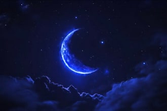 produce a calm background music