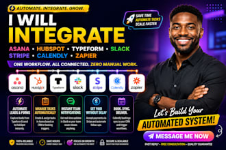 integrate asana hubspot crm typeform slack stripe calendly zapier integration