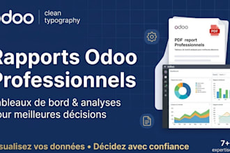 transformer vos données odoo en rapports qweb et tableaux de bord visuels