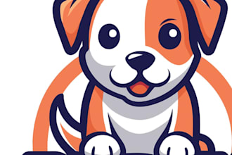 create creative and good looking dog logo design
