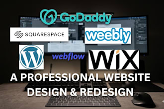 do squarespace redesign weebly, webflow zyro wix duda godaddy website design