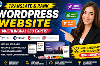 translate your wordpress website into multiple languages using wpml or weglot