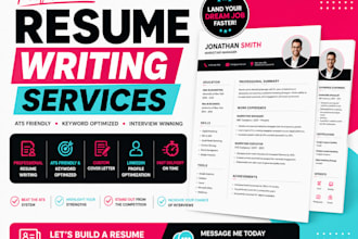 write a professional ats resume and cover letter