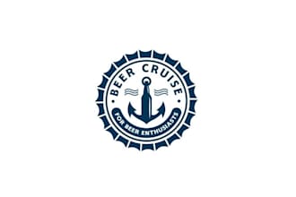 design beer cruise event logo