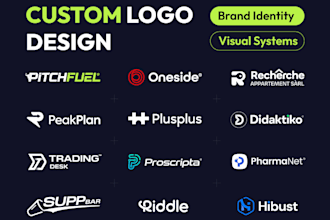 design a modern minimalist logo for startup brands