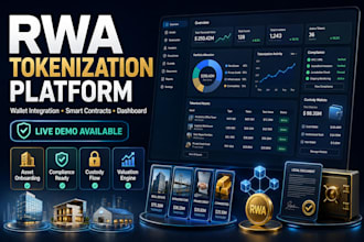 develop rwa tokenization platform with wallet, smart contract, admin dashboard