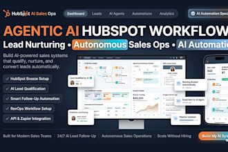build agentic ai hubspot workflows for lead nurturing, autonomous sales ops