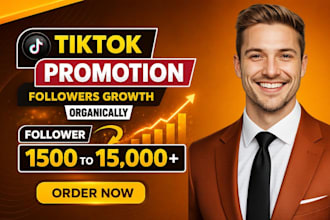 manage tiktok marketing promotion for organic follower growth and engagement